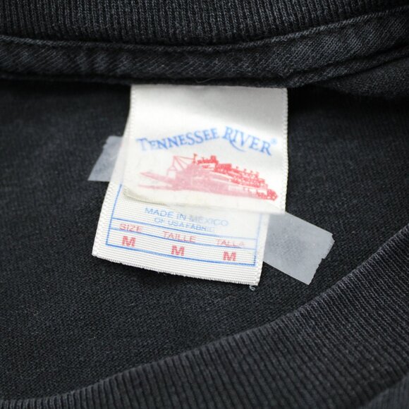 Retro Band Shirt - Pantera Flaming Pig Skull Graphic - Men's Medium - Picture 8 of 8